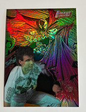 1995 TOPPS IMAGE UNIVERSE FOUNDERS INTERVIEW TODD MCFARLANE SPAWN i4 CHASE CARD picture