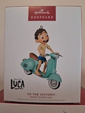 2022 Hallmark Keepsake Ornament To The Victory Luca Disney Pixar NIB Freeship picture