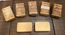 Vintage HERSHEY’s COCOA BUTTER SHAVING TOILET SOAP 1939-1952 USA Hershey, PA picture