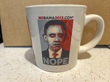 NOBAMA 2013 NOPE Coffee Mug OBAMA picture