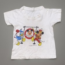 Vintage Disney Mickey Mouse Club T-shirt Toddler Size 2T Cartoon 60s Donald Duck picture
