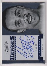 NBA JOHN STARKS AUTO 2012 13 PANINI ABSOLUTE HEROES SIGNATURE Autograph BASKETBA picture