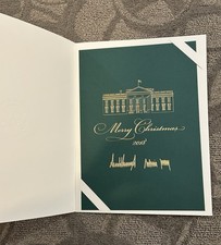 Trump 2018 White House Christmas Card Large & Env President Republican GOP MAGA picture