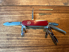 Vintage 1956-1957 Victorinox Swiss Army Knife - Victoria Officer Crossbow Tang picture