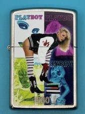 2018 Playboy 1980’s Defining The Decades Chrome Zippo Lighter NEW picture