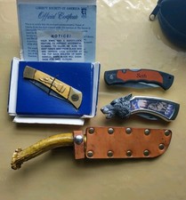 Knife Lot Of 4 Collectible Set picture