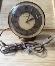ART DECO 1940S GENERAL ELECTRIC MANTLE CLOCK MODEL 5H66 OVERSEER WORKING picture