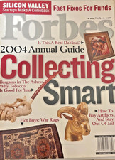 Vintage Forbes December 2003 Magazine 2004 Annual Guide Collecting Smart picture