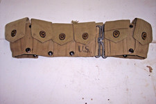 1942 US Ammo Cartridge Belt WWII ORIGINAL picture