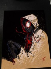 Miles Morales Art Print Signed 8.5x11 | Art by Keyeske picture
