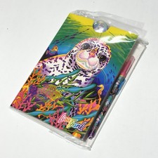 The Fantastic World of Lisa Frank Rainbow Seal Ocean Binder Clip/Stationery Set picture