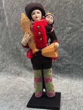 Rare 12”Musur Lahu Thai Hill Tribe Doll Handmade Vanida S Mongkhon Youthana picture