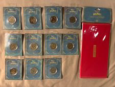 Universal Studios Harry Potter Spell Markers 11 Coins & Hogsmeade Map *COMPLETE picture
