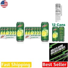 AMP Energy Drink 24pk 16oz Cans - Caffeine B Vitamins Bold Citrus Boost picture