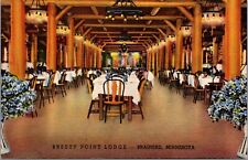 Linen Postcard Breezy Point Lodge in Brainerd, Minnesota~4115 picture