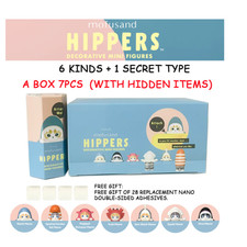 Mofusand HIPPERS x Sonny Angel  Full Set 7 pcs Secret Mini Figures + Free Gift picture