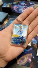 Lux Riftbound Mini TCG Card In Acrylic Keychain Case Custom Collectible picture