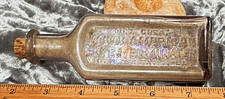 Antique c1900s DIAZ CREAT South American Ant Exterminator Bottle New Orleans LA picture