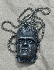 HALLOWEEN Frankenstein Monster Handmade Metal Necklace 18