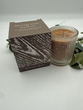 PartyLite Nature’s Light Amber Wood & Vanilla G41733 Wood Wick Candle NOS 7.8 oz picture