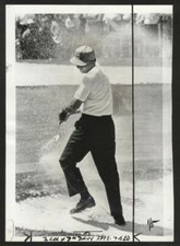 ORIGINAL GOLFER DAN SIKES GOLF PGA VINTAGE PHOTO SAN FRANCISCO EXAMINER picture
