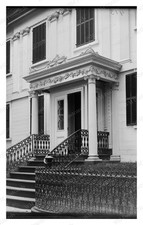 Salem Massachusetts 138 Federal St 1865-1914 Columns Railing Standard Postcard picture