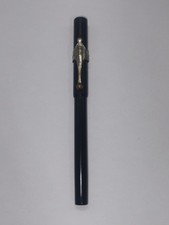 Vintage Parker Lucky Curve #18 Black Fountain Pen Untested picture