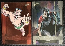 SkyBox 2023 Marvel Metal Universe Avengers 2-Card Lot Namor #62 #162 picture