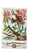 1890 J1 #20 Song Finch, Arm & Hammer Beautiful Birds, 2nd Back no coupon picture