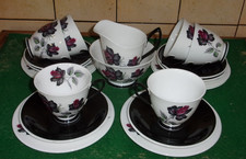 ROYAL ALBERT MASQUERADE 20 PIECE BONE CHINA TEA SET 1ST picture
