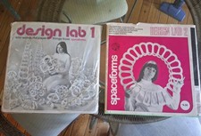 MCM Vintage Danish Mod Design Lab 1 & 2 Eames Paper Sculpture Unopened Unused NR picture