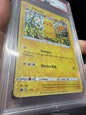 Pikachu 7/015 McDonald's Pokemon Promo 2022 Rare PSA Heavy holo bleed 🩸 error picture