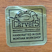 Big Sky Carvers Carved Fish Wood Accent Lamp, Brown with Cone Shade picture