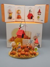 Hallmark 2006 THE GREAT PUMPKIN Patch Charlie Brown Peanuts Complete Set NOB picture