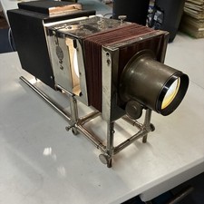 Antique Mcintosh Stereopticon Magic Lantern Projector Working Optical Glass Bulb picture