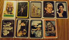 9 STAR WARS VINTAGE 1977 TOPPS STICKERS LOT picture