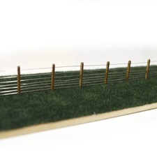 LASER CUT 5ft GWR FENCE POSTS OO GAUGE MODEL RAILWAY 1:76 OO SCALE LX065-OO picture