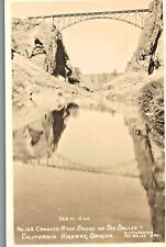 RPPC-#168, Crooked River Bridge on the Dalles, CA Highway, OR picture