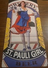 ST. Pauli Girl Beer Vintage 3 Page Poster picture