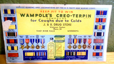 1930'S ADV BLOTTER WAMPOLES CREO-TERPIN J & B DRUGS THIEF RIVER FALLS MINNESOTA picture