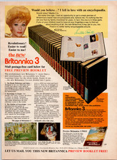 Vintage Print Ad Lucille Ball Britannica 3 Encyclopedia 1970s I Love Lucky picture