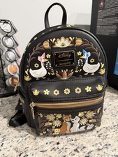 Loungefly Disney The Aristocats Floral Mini Backpack Rare Box Lunch Exclusive picture
