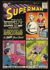 Superman #132 VG+ 4.5 Batman Robin Appearance Robot Cover DC Comics 1959 picture