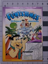 Flintstones Rescue Dino Hoppy Original Print Ad / Poster Game Promo Art picture