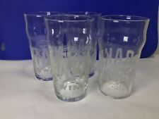 II10 Vintage Straight Drake's Brewing Etched Beer Glass For Adults Set of 4 picture