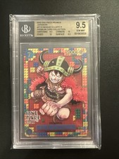 2025 One Piece Promos Jp #P110 Monkey D. Luffy Premium Card Collection BGS 9.5 picture