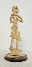 Vintage Ancient EGYPT Woman or Queen Camel Carving Statue Figurine picture