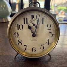 Antique 1914 Westclox Big Ben Advertising D.P. Benelli Desk Alarm Clock WORKS 2 picture