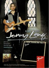 Fender Guitars / Amps - Jonny Lang - 1997 Print Advertisement picture