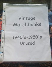 Vintage 1940's-1950's Unused Matchbooks 85 Total  picture